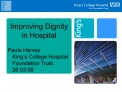 Improving Dignity in Hospital