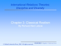 Chapter 3: Classical Realism By Richard Ned Lebow