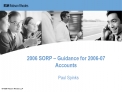 2006 SORP Guidance for 2006-07 Accounts