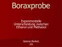 Boraxprobe