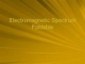 Electromagnetic Spectrum Foldable