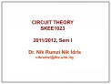 CIRCUIT THEORY SKEE1023 2011