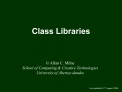 Class Libraries