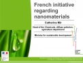 French initiative regarding nanomaterials