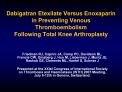Dabigatran Etexilate Versus Enoxaparin in Preventing Venous Thromboembolism Following Total Knee Arthroplasty