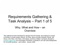 Requirements Gathering Task Analysis Part 1 of 5