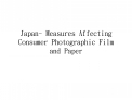 Japan- Measures Affecting Consumer Photographic Film and Paper