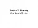 Book of 2 Timothy King James Version