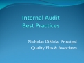 Internal Audit Best Practices