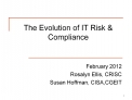 The Evolution of IT Risk Compliance
