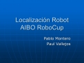 Localizaci n Robot AIBO RoboCup