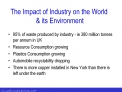 The Impact of Industry on the World its Environment