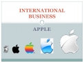 INTERNATIONAL BUSINESS