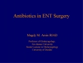 Antibiotics in ENT Surgery