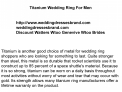 Titanium Wedding Ring For Men