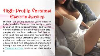 Elite Class Varanasi dating Services