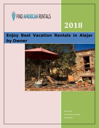Enjoy Best Vacation Rentals in Alajar by Owner