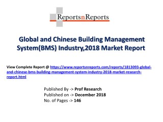 Global Building Management System Industry Sales, Revenue, Gross Margin, Market Share, by Regions - 2018-2023