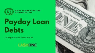Guide to Getting Out of Payday Loan Debts in 2019