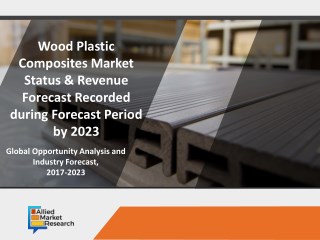 Wood Plastic Composites Market Expected to Reach $6,584 Million by 2023