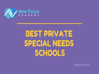 Best Private special needs schools