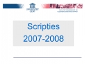 Scripties 2007-2008